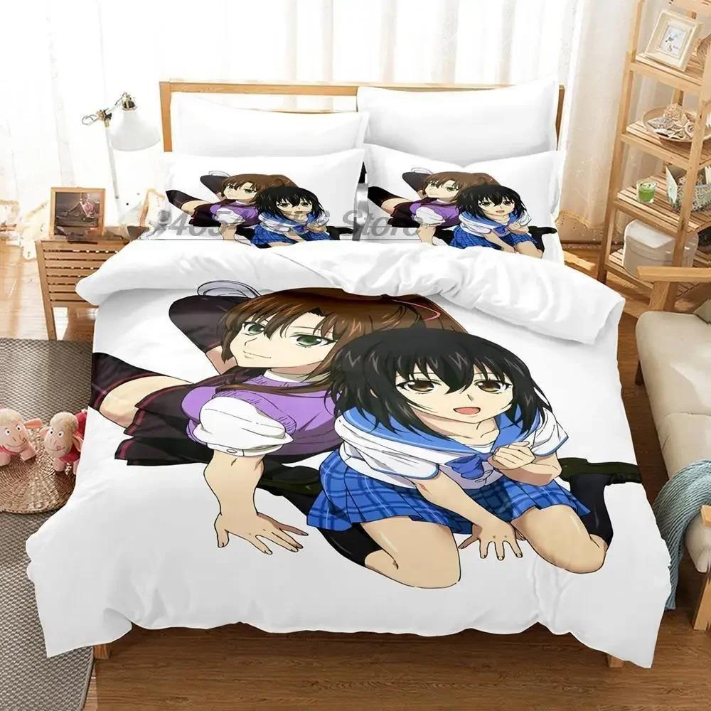 3D Печатный Набор Постельного Белья STRIKE THE BLOOD Аниме Пододеяльник Одеяло Роскошный Подарок на День Рождения