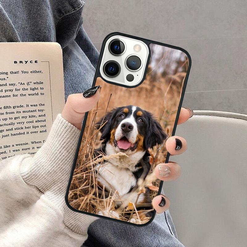 Чехол для телефона с изображением Бернского зенненхунда для iPhone 17 Air 16 16e 15 Plus для Apple 13 11 12 14 Pro Max Чехол-бампер