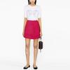 Ganni Ss23 Butterfly Print Pullover Round Neck T-Shirt Women Tops White T3353-151