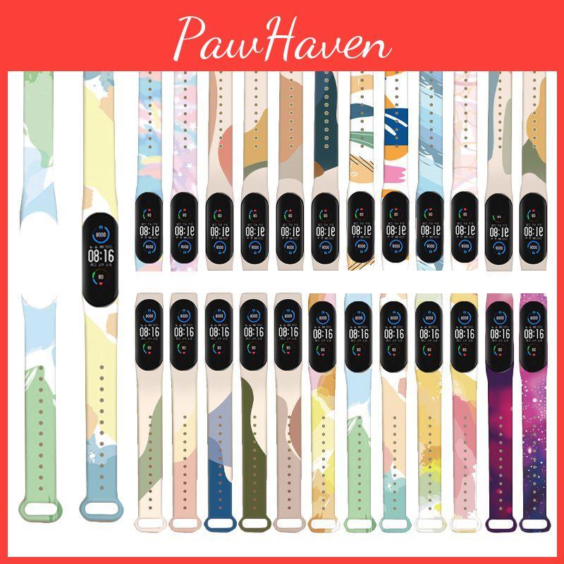 Replace Your Wristband With This Morandi Graffiti Strap For Xiaomi Mi Band 3/4/5/6