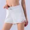 Женские шорты для йоги, быстросохнущие, дышащие, свободного кроя, с защитой от просвечивания, идеально подходят для весенних/летних мероприятий на открытом воздухе и бега