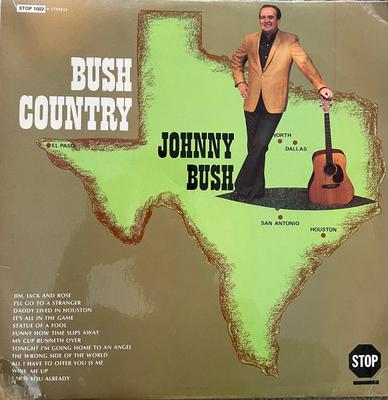 LP Пластинка JOHNNY BUSH - Bush Country STOP1002 Stop UK Folk Б/У