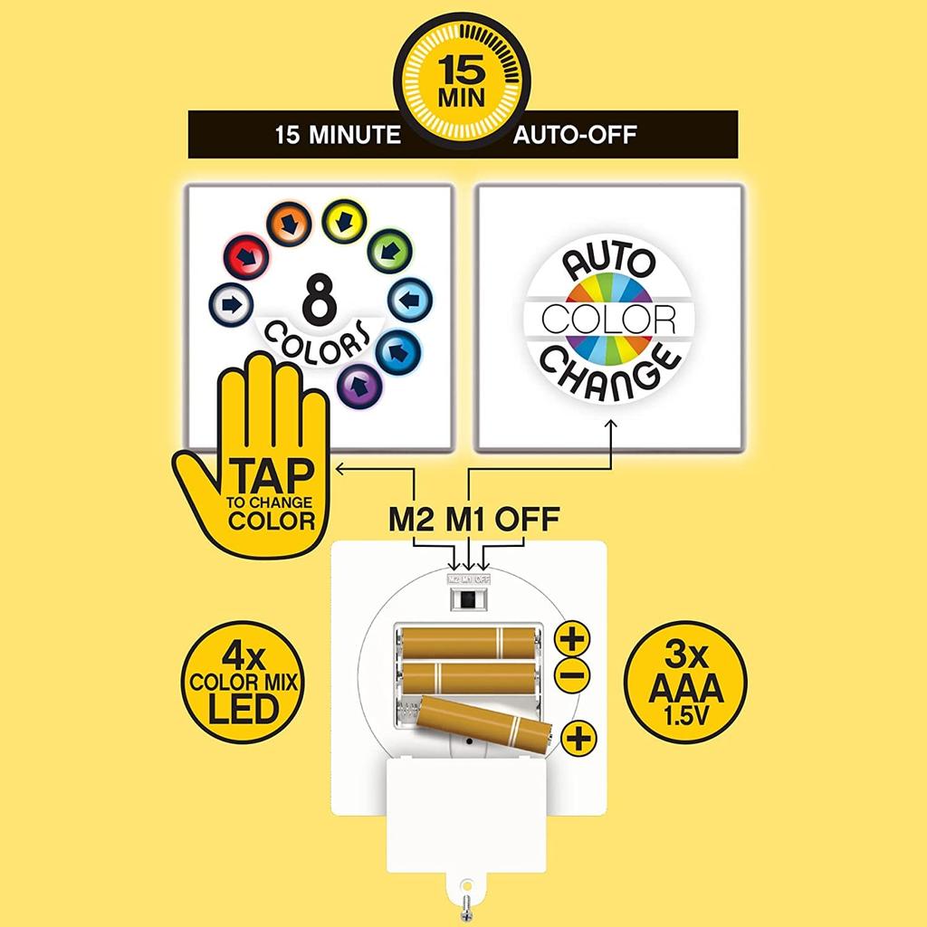 IQ Iconic 1x1 Форма блока Лего Мягкий силиконовый сенсорный ночник 8 цветов меняющийся ночник настольная лампа Безопасный для маленьких детей (зеленый)