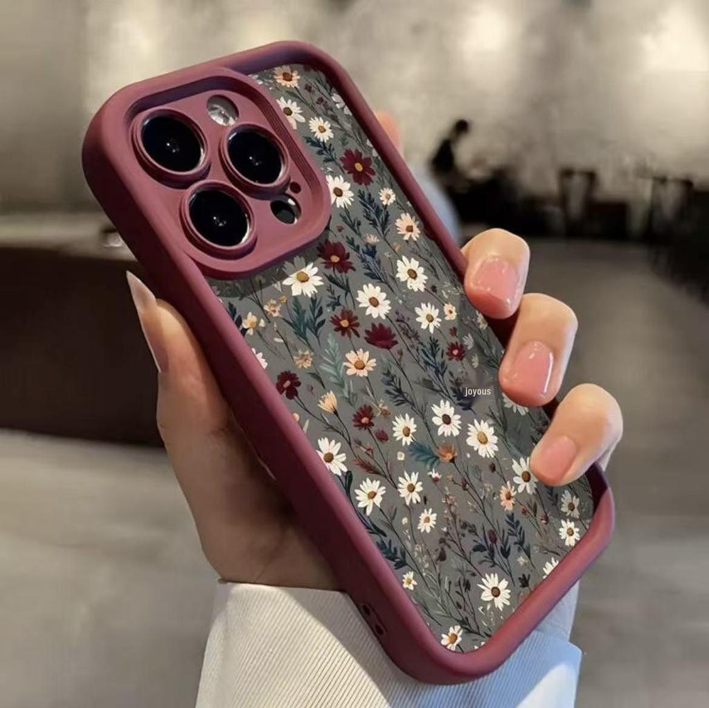 Новый цветочный чехол для iPhone 17 для 17 Pro Max/15/14 Pro/13/12, Дизайн для женщин, пересекающий границы