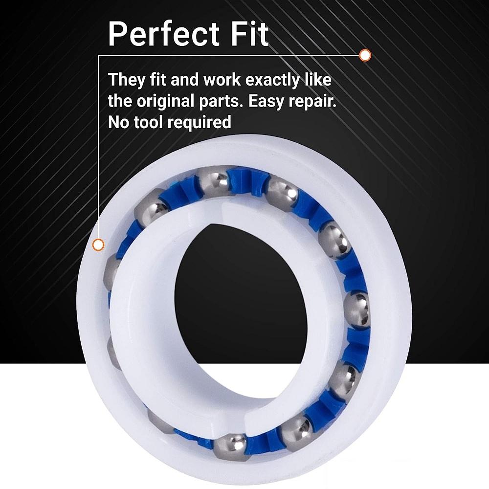 8 x Колесо на шарикоподшипнике для замены, подходит для очистителя бассейна Polaris 180 280 C-60 C60