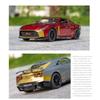1/24 Niaasn GTR 50 Модель спортивного автомобиля из сплава Литые металлические модели Гоночный автомобиль Модель Звуковая и световая симуляция Коллекция Детская игрушка Подарок