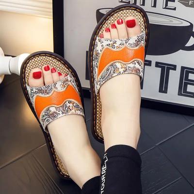 Домашние тапочки женские и сандалии для гостиной с круглым носком шлепанцы обувь для дома дешевые премиум 39 Eva