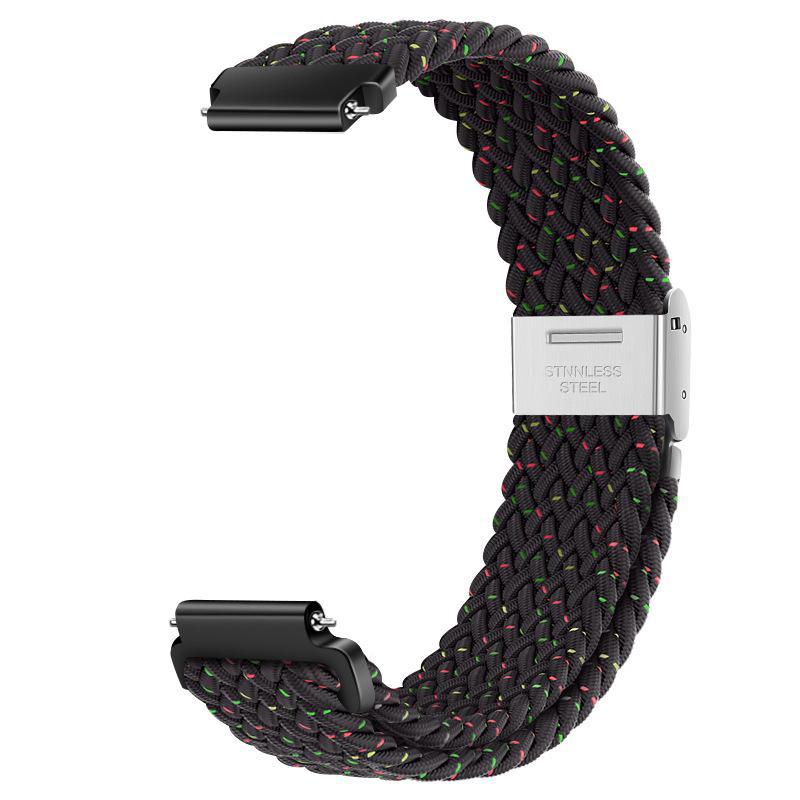 14mm Nylon Braided Loop Watch Strap for Xiaomi Mi Band 8 - Women's Thin Waist Design