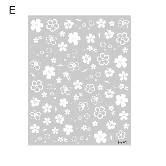 Декоративная наклейка для ногтей Самоклеящаяся легкая конструкция ногтей