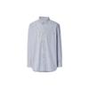 X Jil Sander Рубашка с полосатым воротником с длинным рукавом Мужские рубашки Светло-голубой 440460-64