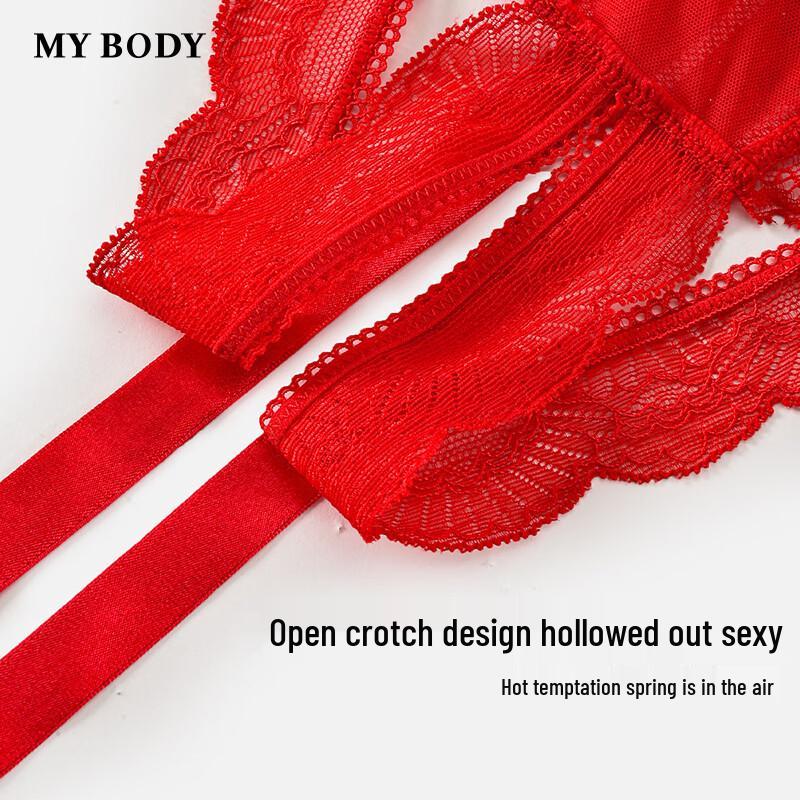 Женские сексуальные стринги с бантиком-бабочкой и открытой промежностью с колокольчиком