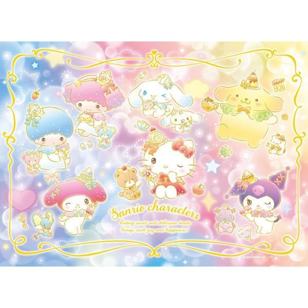 Sanrio Super Shining Large Piece Jigsaw Puzzle SAN-K100-025, Mixed Colors, 100 Pieces Jigsaw Puzzle, Childrens Games, Educational Toys