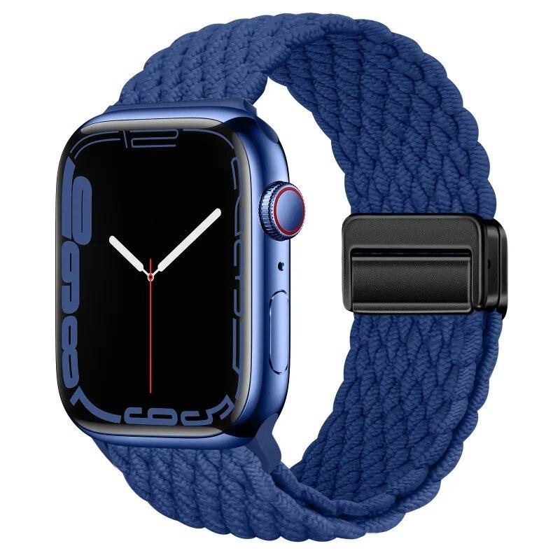Нейлоновый ремешок для Apple Watch 44 мм, 45 мм, 49 мм, 42 мм, 38 мм, 40 мм, 41 мм, ремешок для часов, браслет для iWatch Series Ultra 9, 8, 7, 6, 5, 4 SE, 3 ремешка