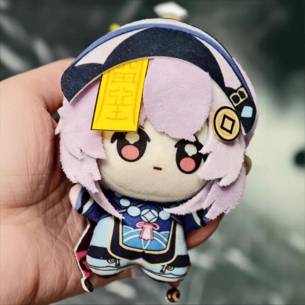 10cm Anime Genshin Impact Anaxagoras Mavuika Qiqi Shenhe Plushie Stuffed Plush Doll Toys Pendants Keychain Birthday Xmas Gift