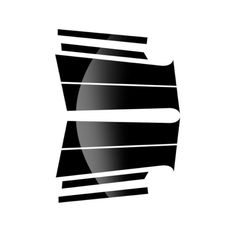 Подходит для Chevrolet Trax 2014-2018, углеродное волокно, автомобильная оконная дверная колонна, BC, стойка, крышка, отделка, зеркальный эффект, ПК