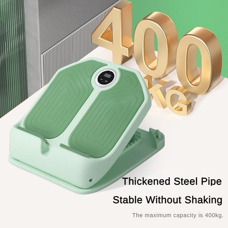 Розовый/Зеленый Многофункциональный Стабильная Поддержка Растягивающая Пластина Цифровой Дисплей Противоскользящий Тренажер для Растяжки Икроножных Мышц Фитнес Оборудование для Поддержки Жим Ногами