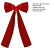 Red Ribbon Bow Christmas Tree Topper Bow Satin Bow with Long Streamers