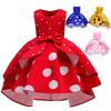 Kids Girls Polka Dot Print Princess Dress Girls Brithday Party Dresses Costume