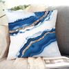 45x45 см синий агат наволочка современный диван украшение для спальни многоразовый абстрактный мрамор квадратный пледы наволочка