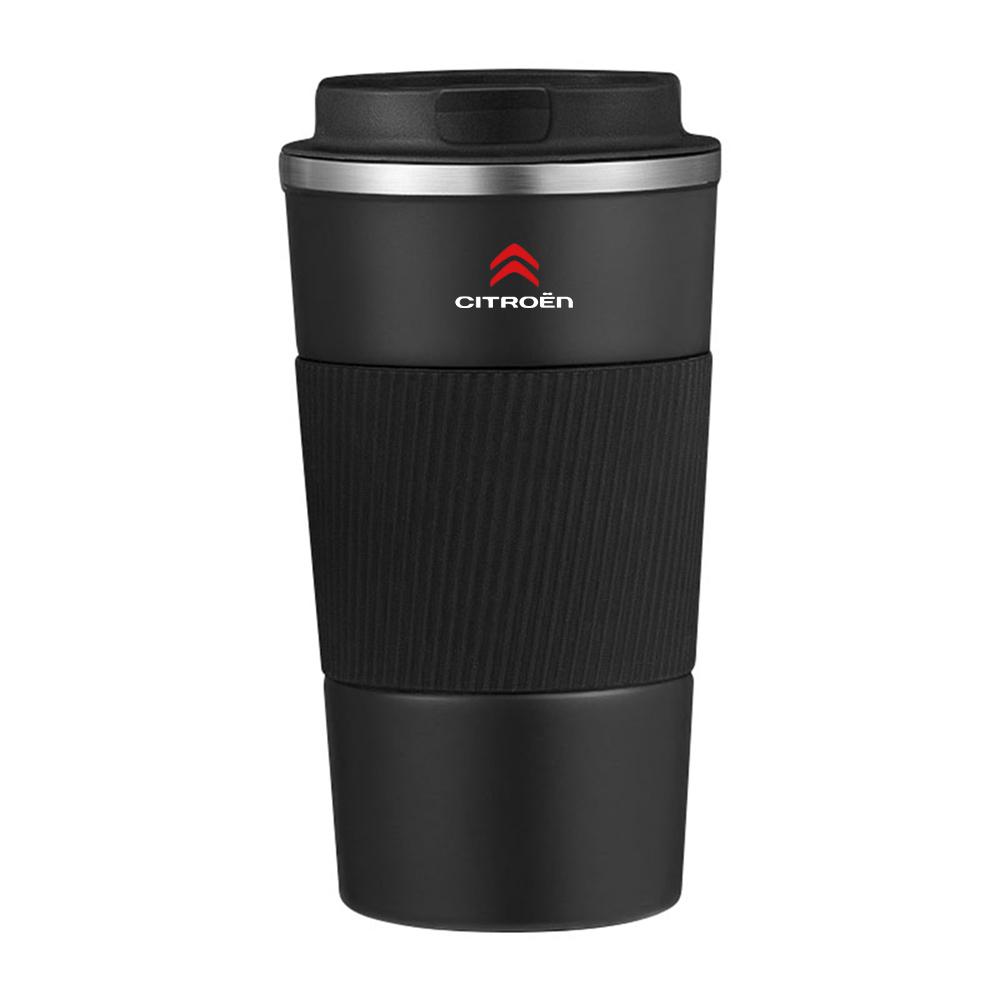 510ml Stainless Steel Coffee Cup Thermal Mug For Citroen C4 C3 Xsara C-Elysee C5 C1 DS3 DS5 DS4 Jumper Picasso Sega C-quatre DS