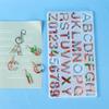 Epoxy Resin Mold Alphabet Letter Number Pendant Casting Silicone Crafts