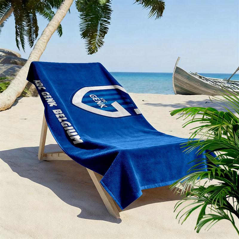 Genk Print Beach Towel, Large Soft Quick Dry Towel for Beach Camping Swimming