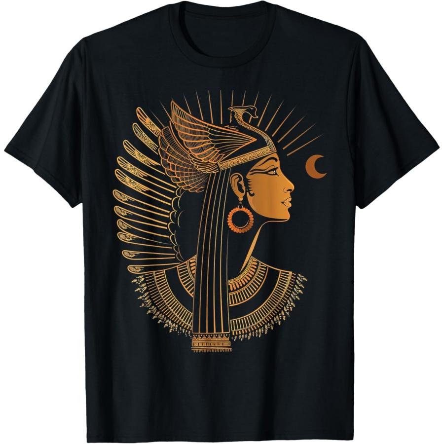 Egyptian Ancient Female God Pharaoh Egypt Sphinx T-Shirt(3)