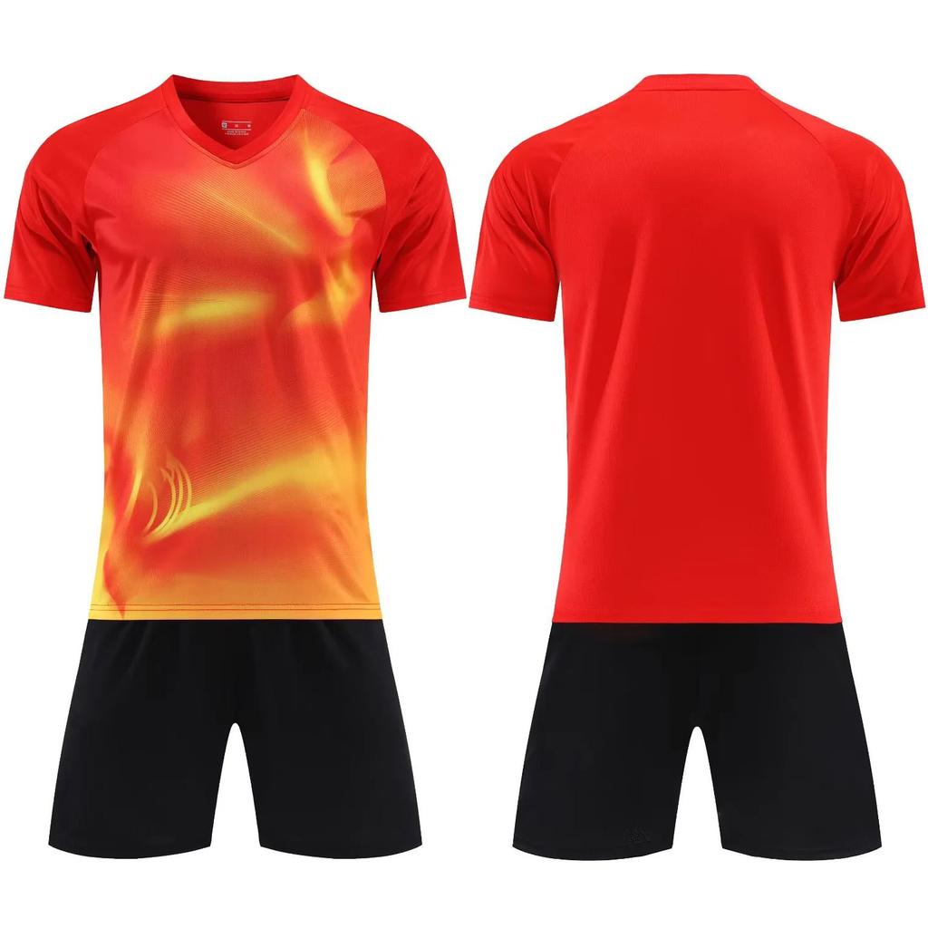 Cross-border spot 2026 new children's football jersey set, male and female students and teenagers team training competition jersey