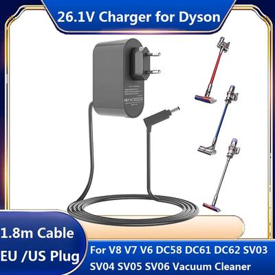 Зарядное устройство 26,1 В 0,78 А Мощность Для Dyson Dyson V8 V7 V6 DC58 DC61 DC62 SV03 SV04 SV05 SV06 Беспроводной пылесос Адаптер Зарядное устройство