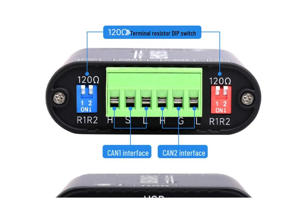 Weixue USB to CAN FD Interface Converter - Industrial Grade Data Analyzer