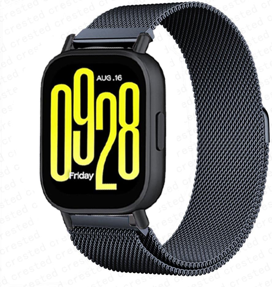 Миланский браслет для Xiaomi Redmi Watch 5 Active Металлический Браслет из Нержавеющей Стали ремешок Redmi Watch 5 Lite Магнитный Браслет