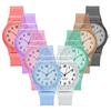 Digital Wristwatch Transparent Quartz Watch Silicone Watches Lovely Girls Women Colorful Candy Jelly Eco-friendly Clock Casual