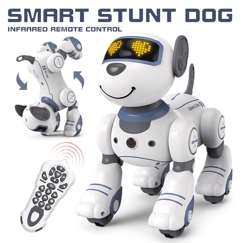 BG1533 Stunt Robot Dog: Electric Remote-Control Pet with Gesture Sensing and Somersault Capabilities.