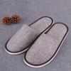 Women Men Slippers Thick Cotton Linen Thin Floor Slippers Spring Autumn Travel Portable Disposable Slippers Home Guest Slippers