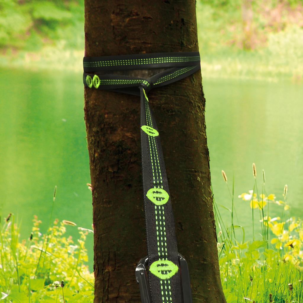 Camping Hammock Special Strap Tree Strap High Load-Bearing Yoga Swing Flat Strap Outdoor Hammock Chrysanthemum Rope Tree Strap