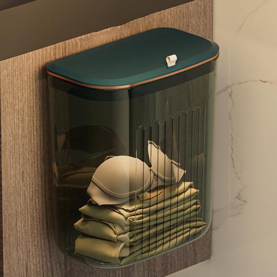 Прочный несущий подвесной мусорный бак большого калибра с крышкой, пробивая свободную кухню, настенный мусорный бак большой емкости, товары для дома