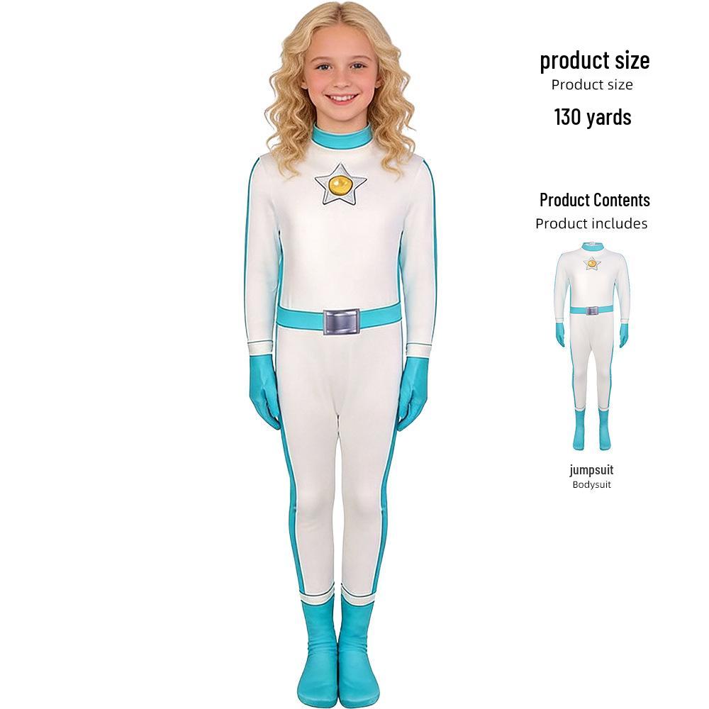 Halloween Mushroom Man Costume - Super Mario Toad Parent-Child Cosplay
