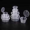 Disposable Round Plastic Sauce Containers with Lids