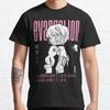 Летняя мужская мода повседневная футболка с коротким рукавом REI AYANAMI EVANGELION эксклюзивные черные футболки большого размера