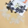 Lace Fabric Flower Applique Handmade Cloth Applique Wedding Dress Cloth Patch Dressmaking