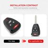 Силиконовый чехол для ключа для Chrysler Voyager Pacifica 300c PT Cruiser Dodge Caliber Avenger Jeep Grand Cherokee Compass Patriot