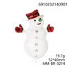 Модная эмалевая брошь в виде рождественского снеговика из сплава, милая универсальная булавка для украшения корсажа для мужской и женской одежды