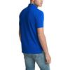 Polo Ralph Lauren однотонная рубашка поло с коротким рукавом с вышивкой Pony для мужчин, синяя 710751221-007