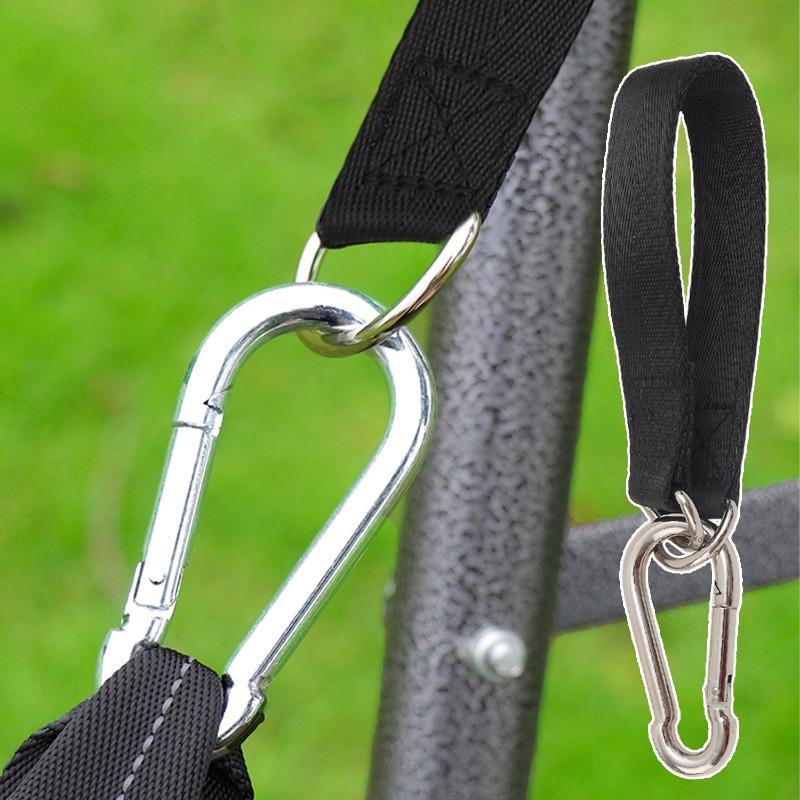 Swing Hanger Hammock Tree Strap Heavy Duty Hanging Kit with Carabiner for Sandbag Punching Bag Outdoor Gym Fitness Suspension