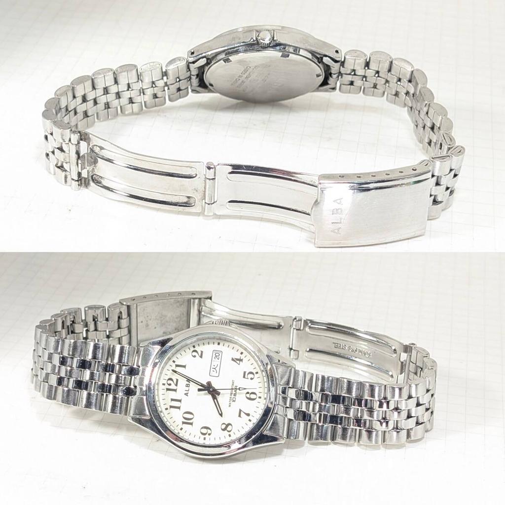 Мужские часы Seiko ALBA на батарейке, Замененная батарея, Состояние, M-16