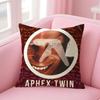 Aphex Twin Richard D James Наволочка из натурального льна Двусторонняя печать Декоративная наволочка для дивана Домашний декор Подарок