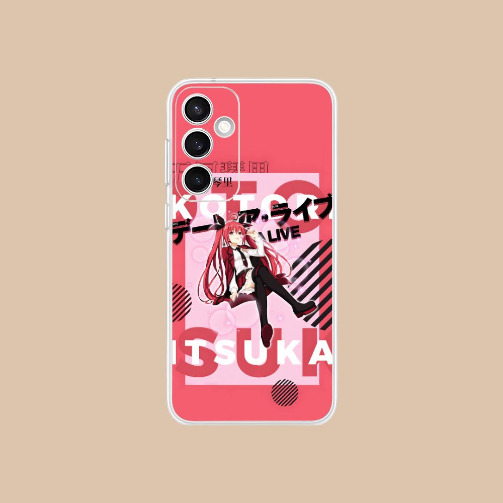 Date a Live Котори Ицука Прозрачный чехол для мобильного телефона для Samsung Galaxy S25 S24 S23 S22 S21Plus FE Ultra Цветной чехол