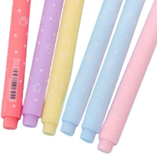 6 шт. милые карамельные цвета, маркеры для штампов, креативная ручка для маркировки, канцелярские принадлежности