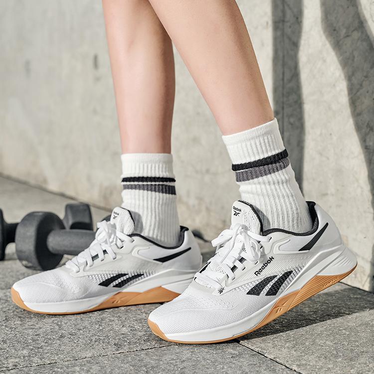 Reebok Кроссовки унисекс Nano X4 White Black Gum Обувь-Белый 100074186