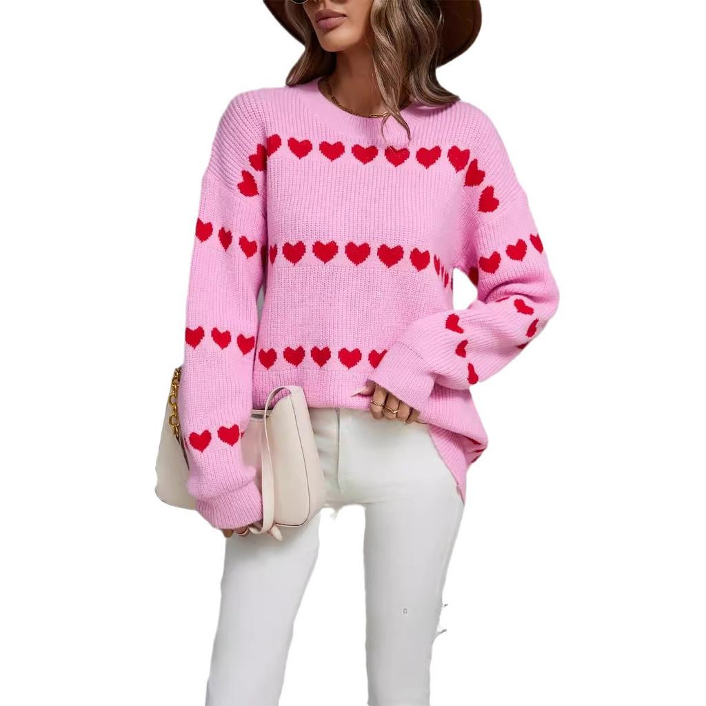 Женский осенне-зимний трикотаж Love Fashion Пуловер Свитер с длинными рукавами